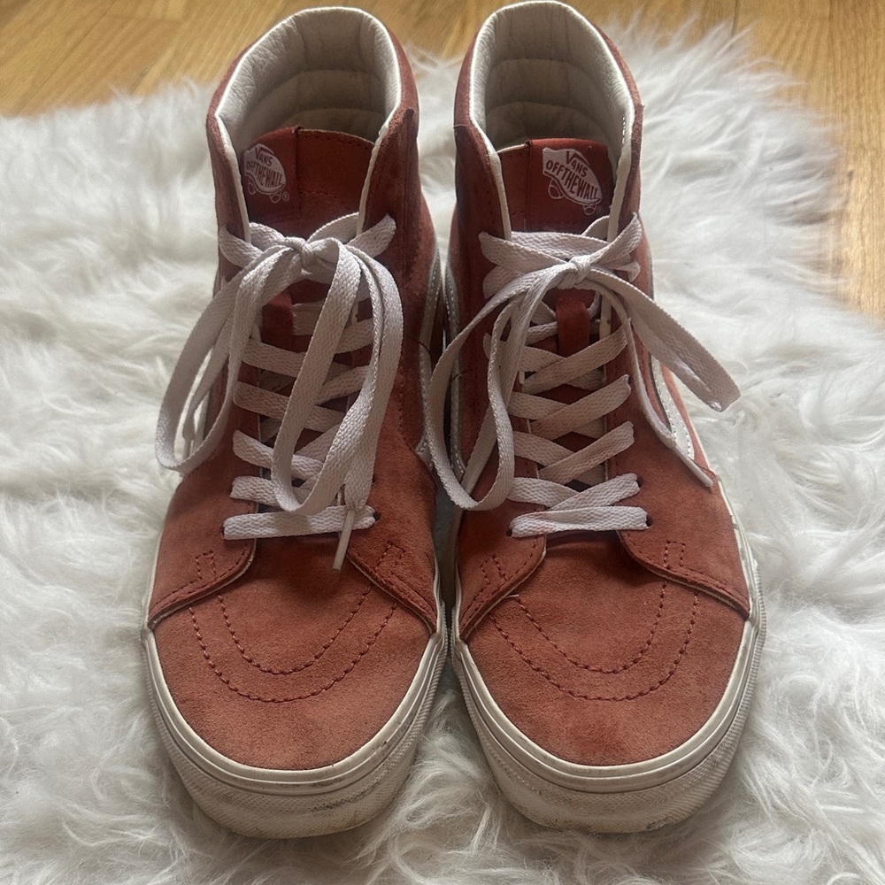 Vans Women's High-Top Sneakers - burnt orange